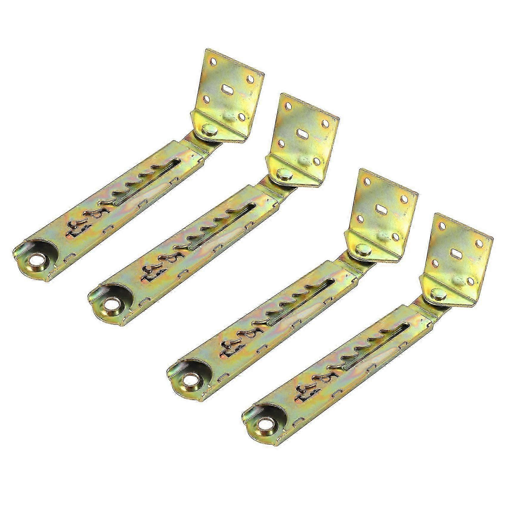 2 Pair Angle Lifting Rod Desk 7 Gear Adjusting Hinge Angle Hinge With Bracket