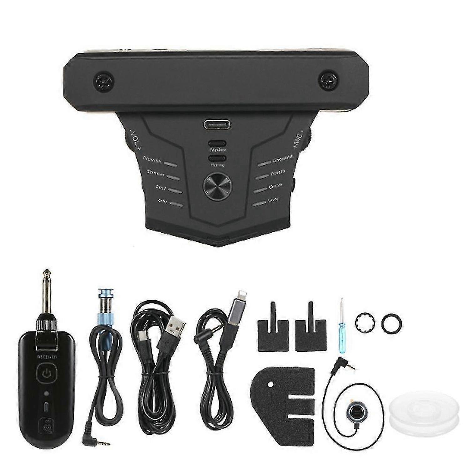 G0 Pro Guitar Preamplifier BT Preamp Pickup Acoustic Chorus Delay Reverb Effect Soundhole Pickup with Receiver