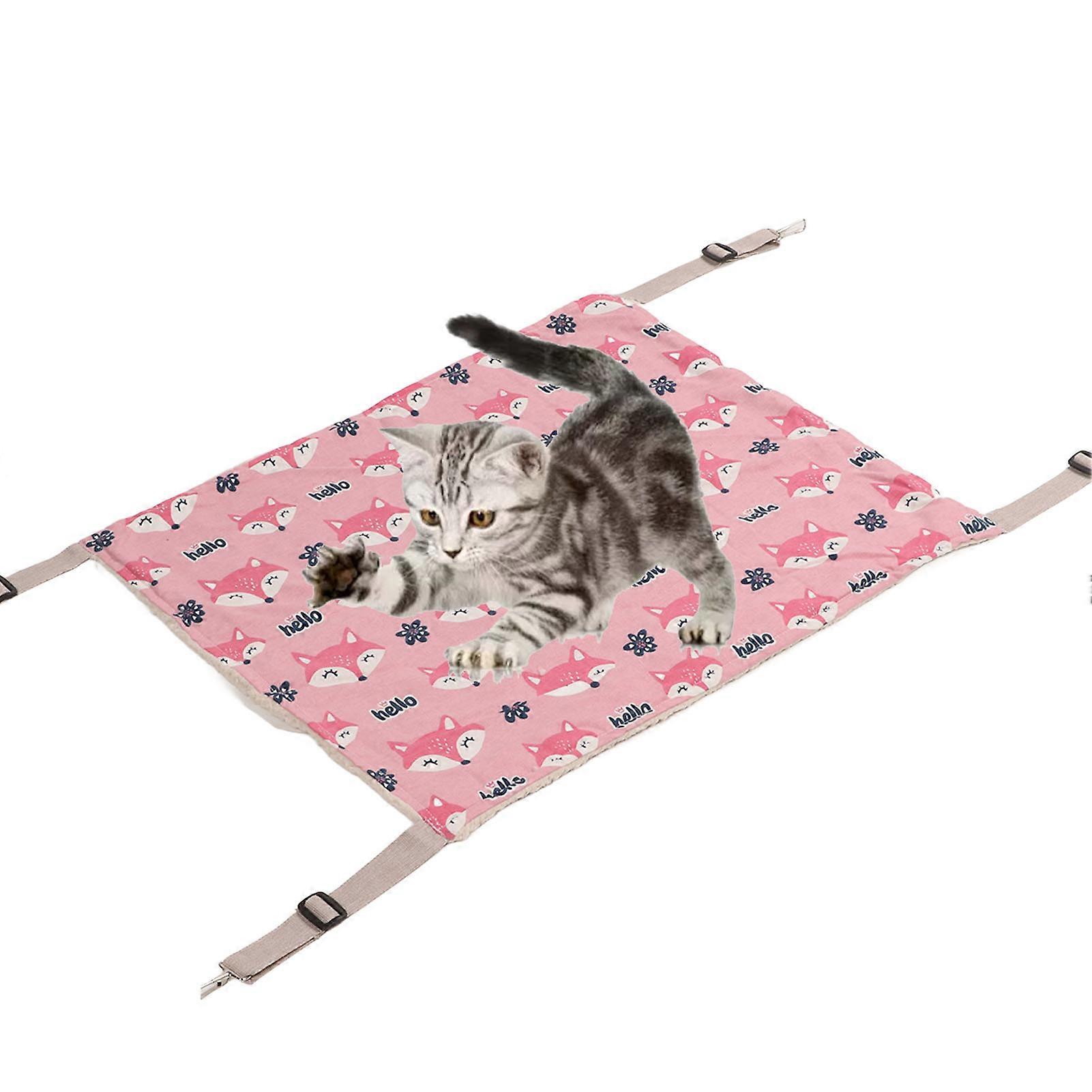 Soft Plush Double Layer Cat Hammock for Small Pets Cozy Warm