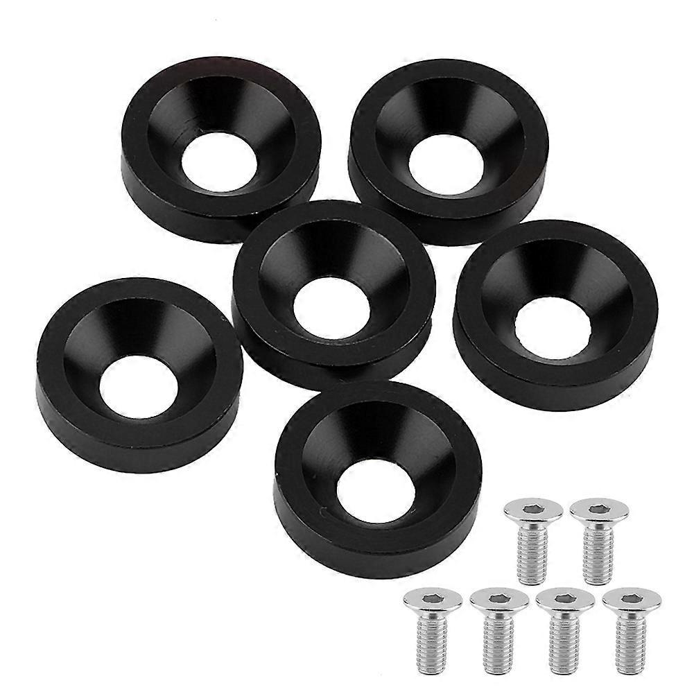 Car fender bolt and washer kit for license plate frame installation