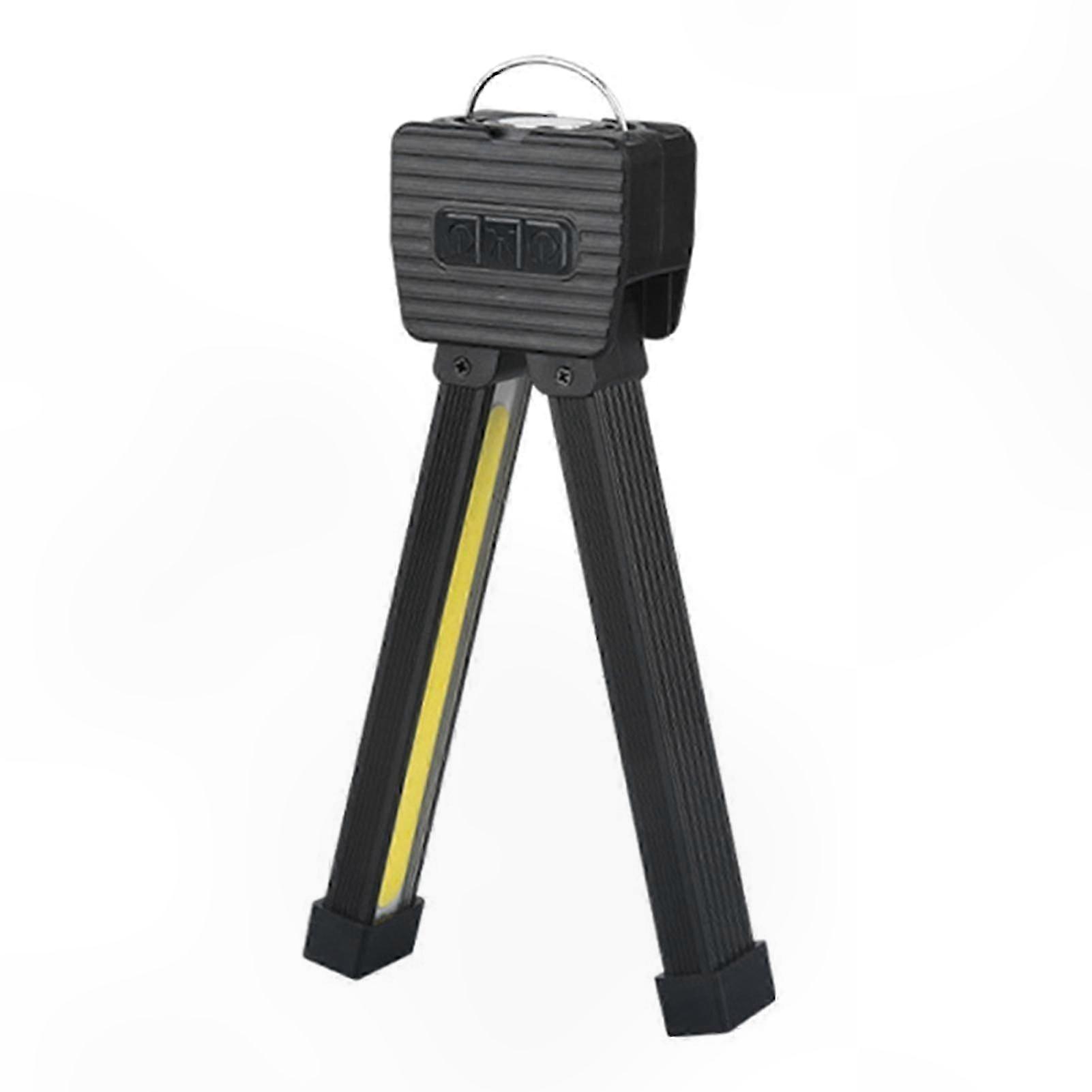 LED Gym Light with 7 Brightness Levels, Magnetic and Hook Design for Camping, USB-C Rechargeable Work Lamp for Photography and Outdoor Use