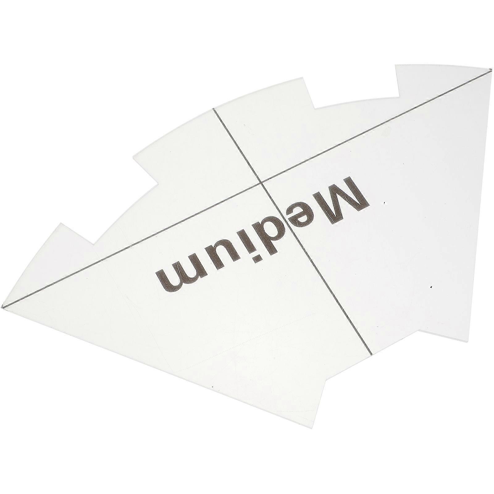 Quilting Ruler Triangle Patchwork Cutting Template for Decoration Quilting Template Ruler (M)