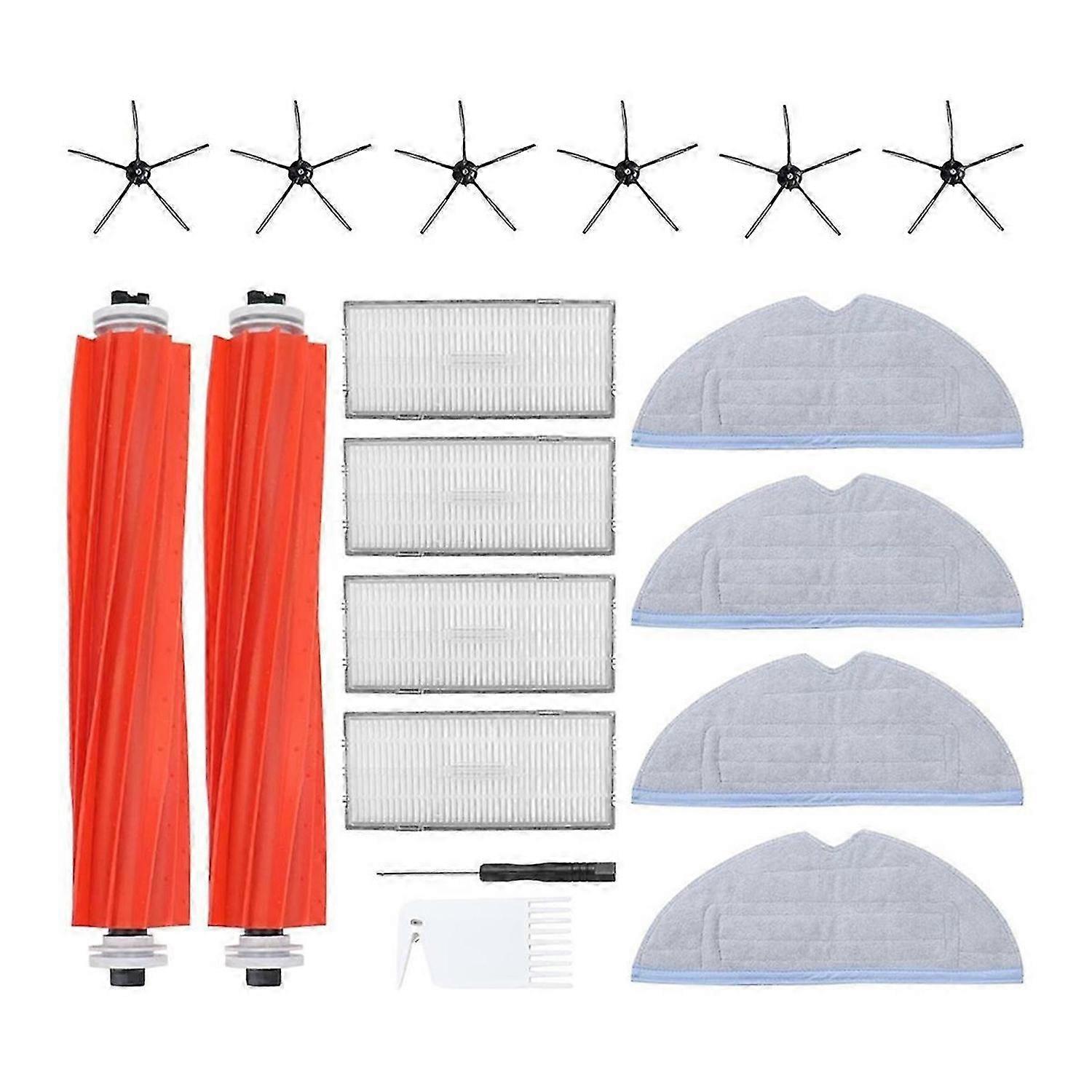 For Roborock S7 S70 S7Max T7S Plus Main Side Brush Filter Mop Cloth