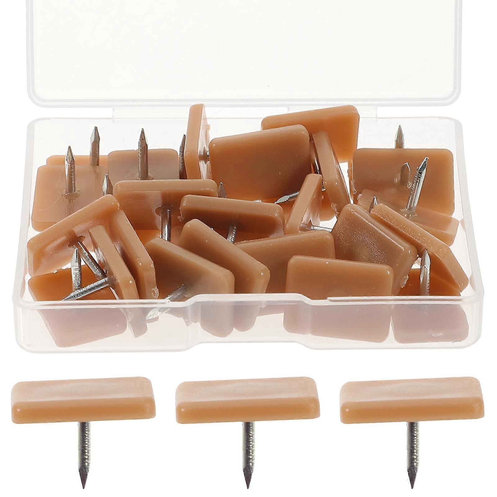 Dresser Drawer Gliders Furniture Leg Pad Diy Projects Brown Abs and Iron Reduce Friction 30Pcs