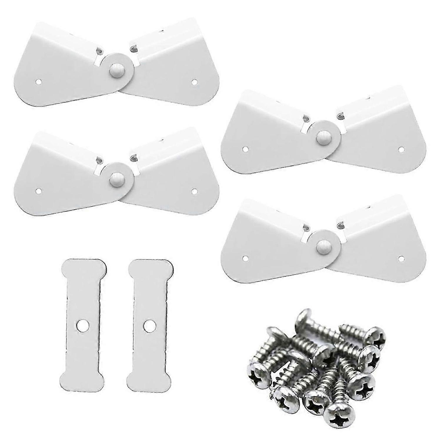 4 Pack Gutter Downspout Extensions Gutter Hinges Downspout Extension for Rectangle or Square Downspo