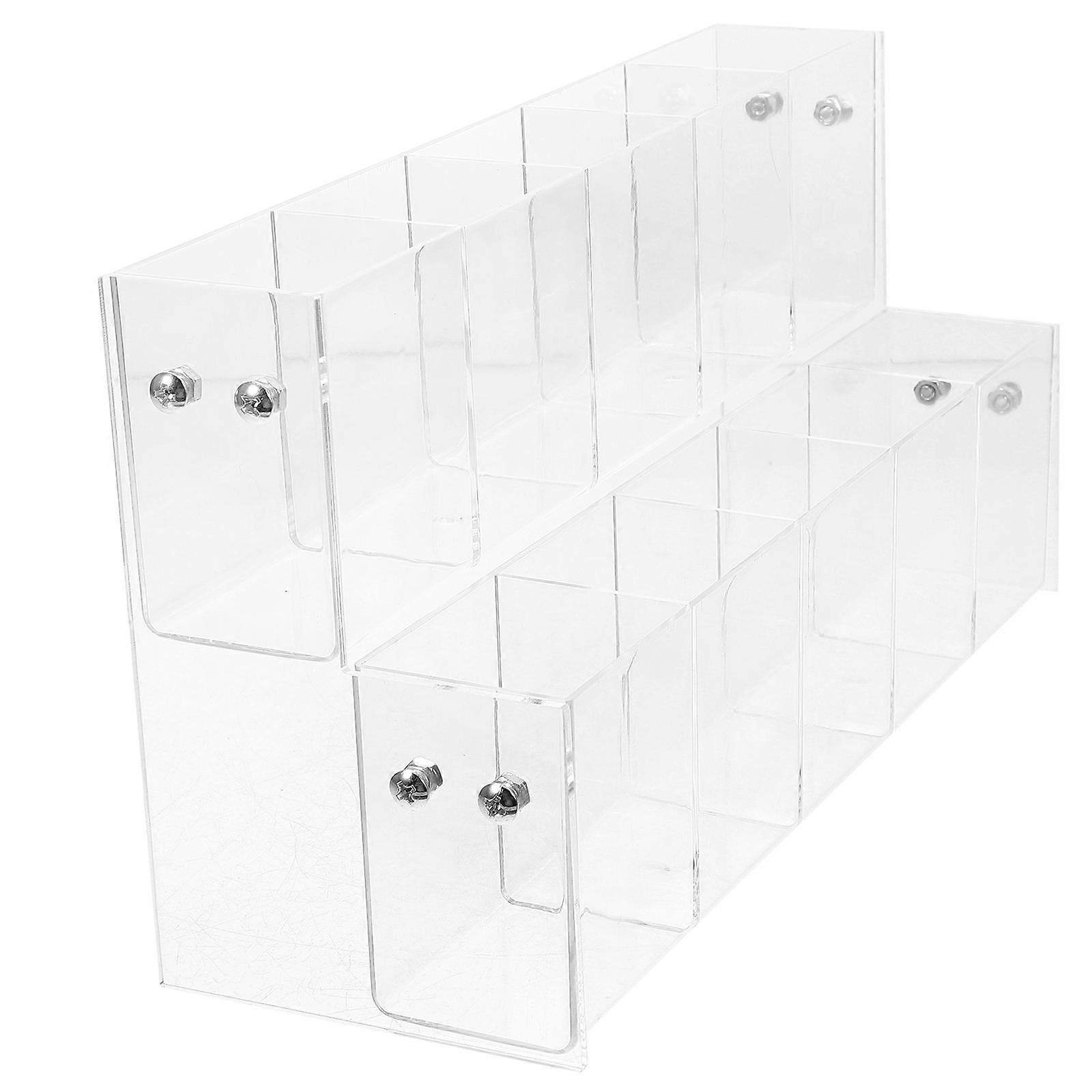Acrylic Pen Holder for Storage Use 5Pcs Clear Pen Display Stand Organizer