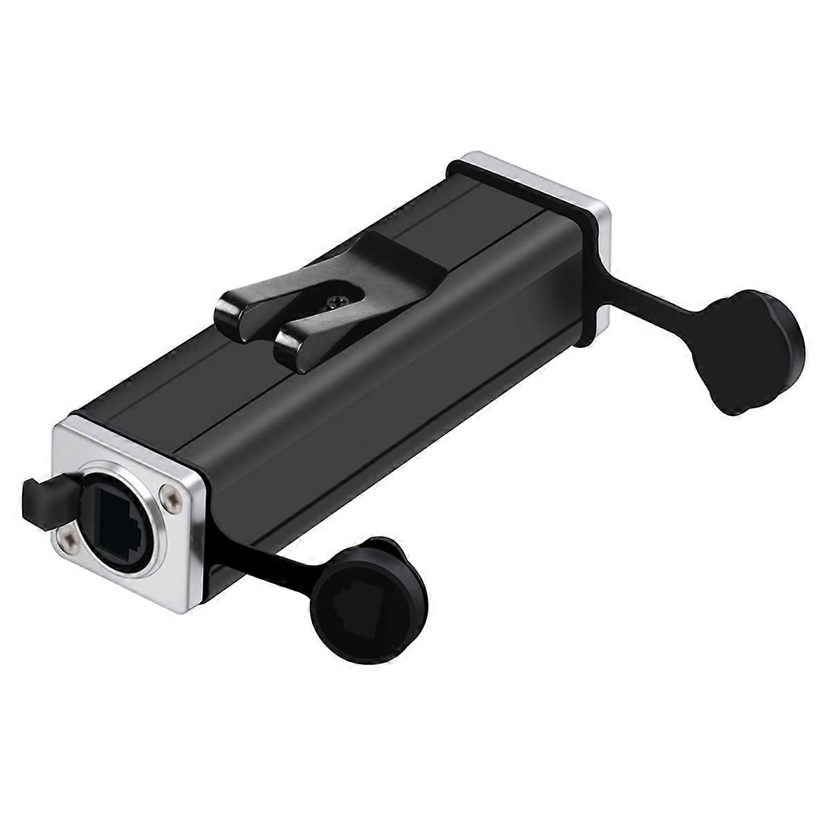 RJ45 8P8C Ethernet Connector Panel Mount Sockets Adapter(B)