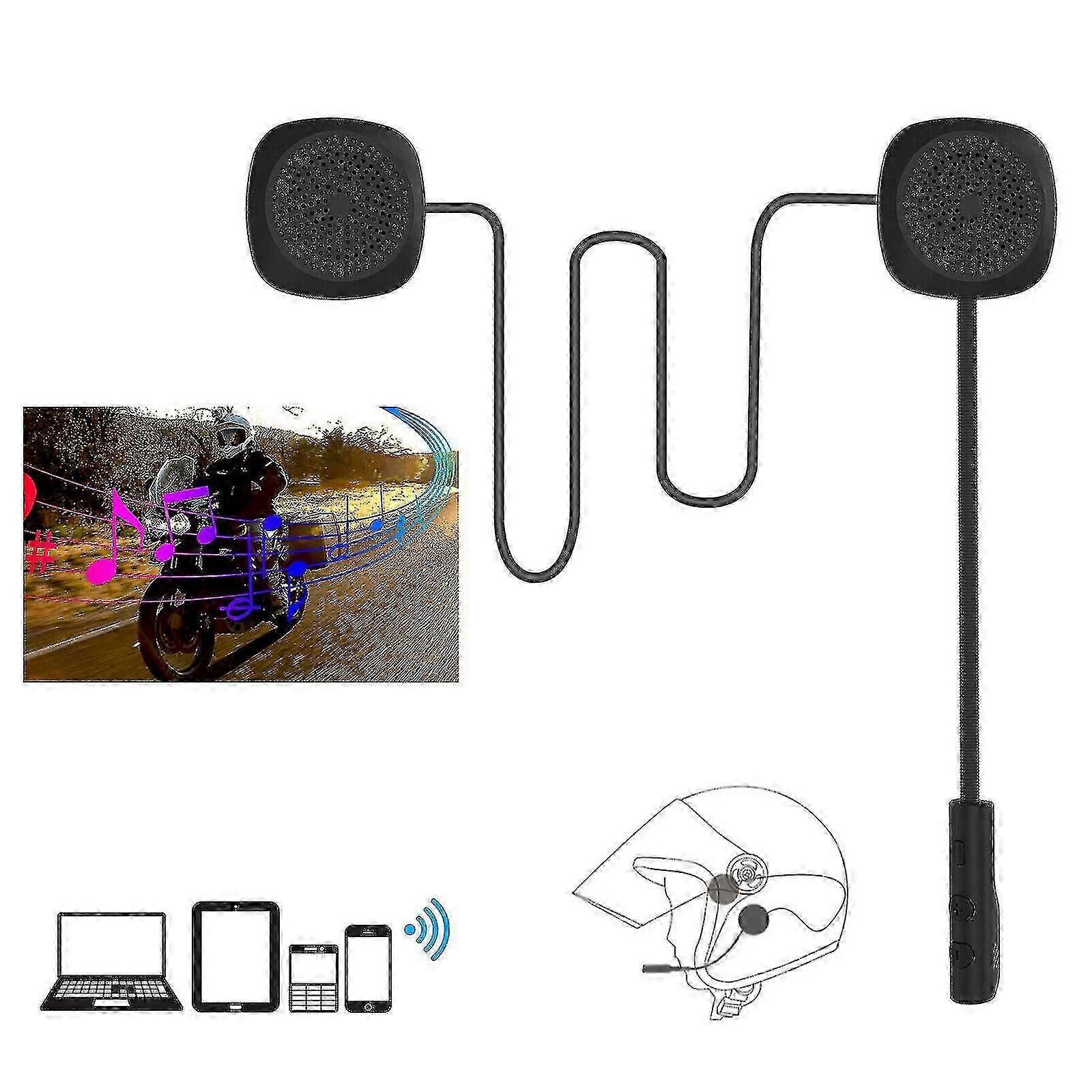 Helmet Bluetooth Headset Headphones