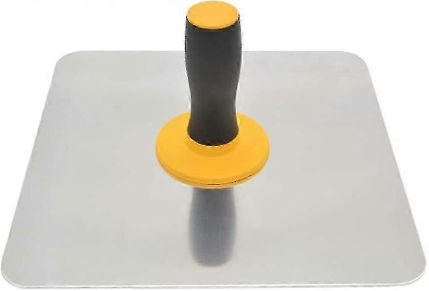 Aluminium Plaster Hawk with Handle, 300x300mm Mortar Board Holder for Efficient Plastering Work