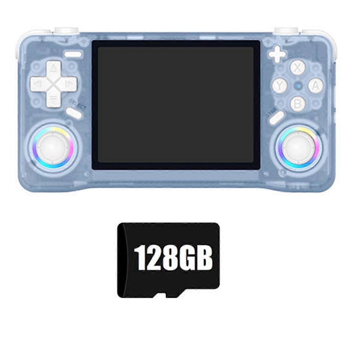 XF35H Retro Handheld Video Game Console Portable 128G Preloaded Games 3.5 Inch IPS Screen WiFi Linux Pocket Player C