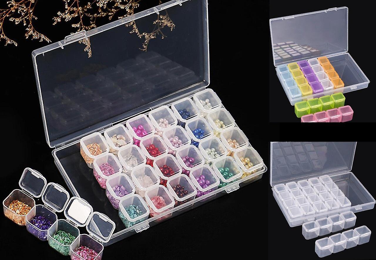 2 x Boîte de rangement compacte avec 28 tiroirs