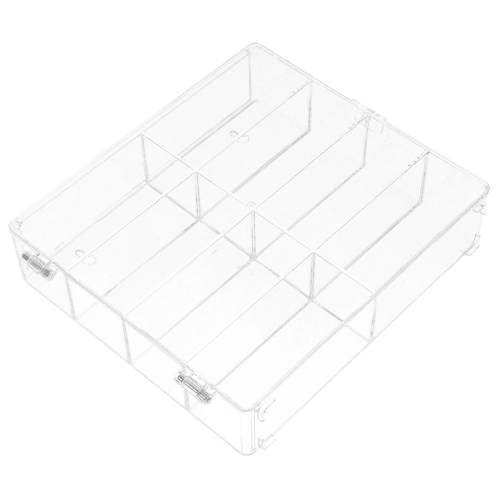 Car Model Storage Box Transparent for 2Pcs Model Car Display Case