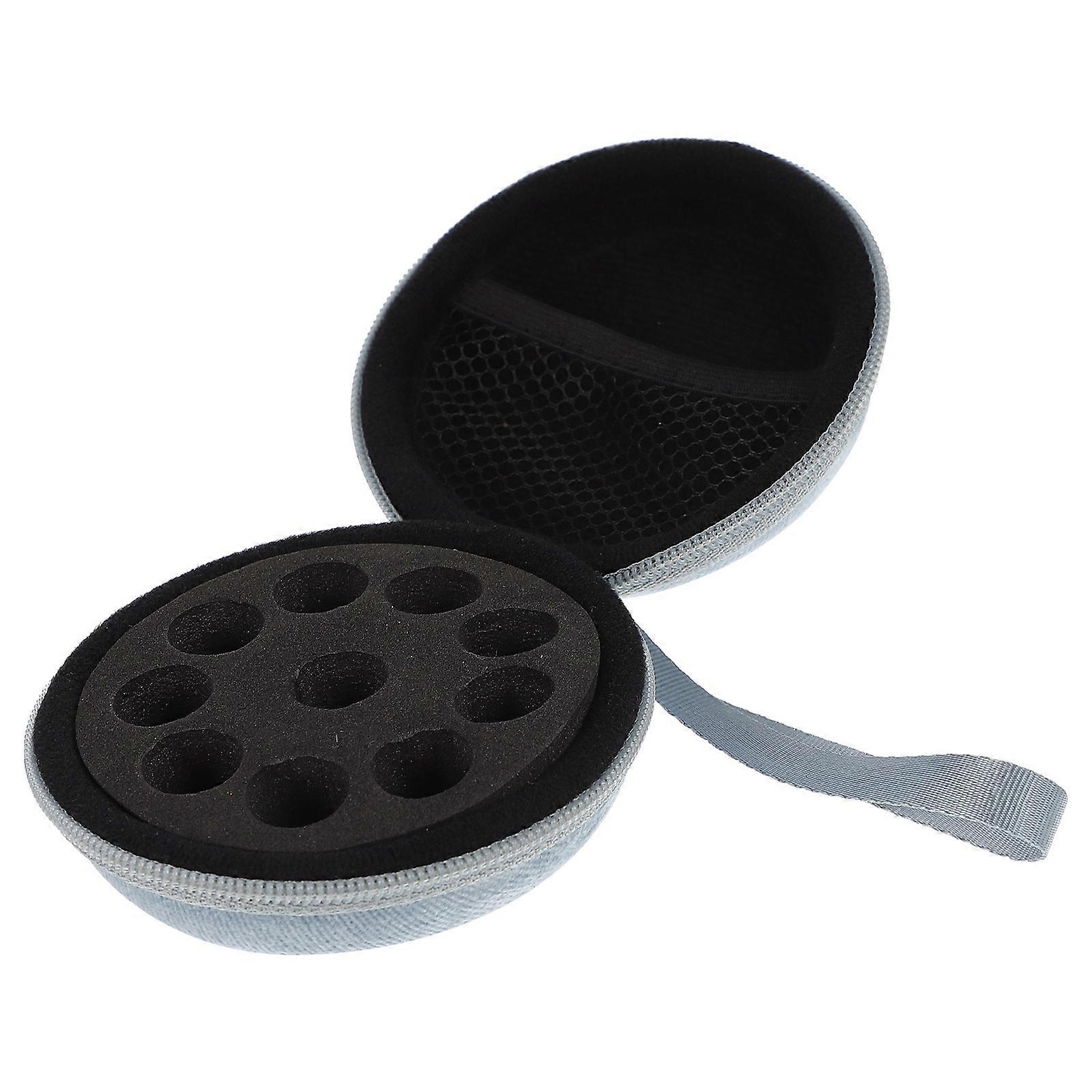 Essential Oil Organizer Bag for 5Pcs Portable Case Blue