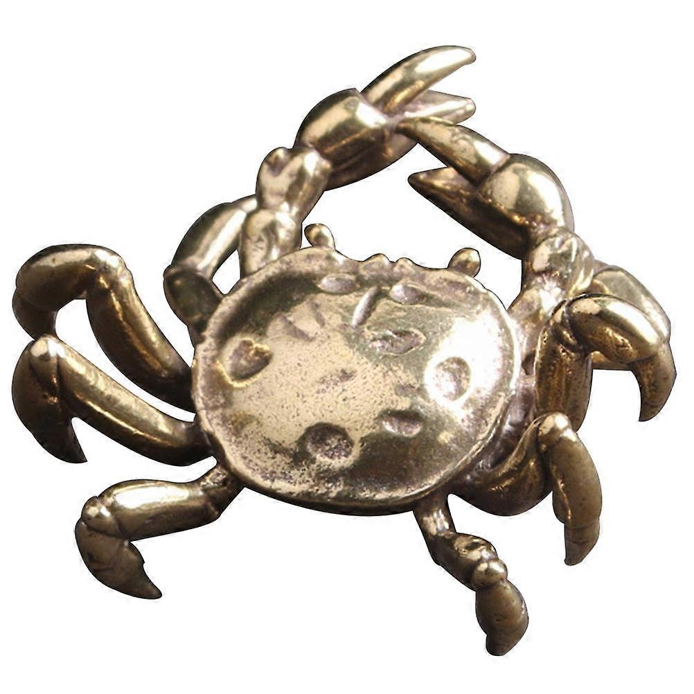 Brass Crab-Shape Sculpture for Table Decoration 5Pcs Pack