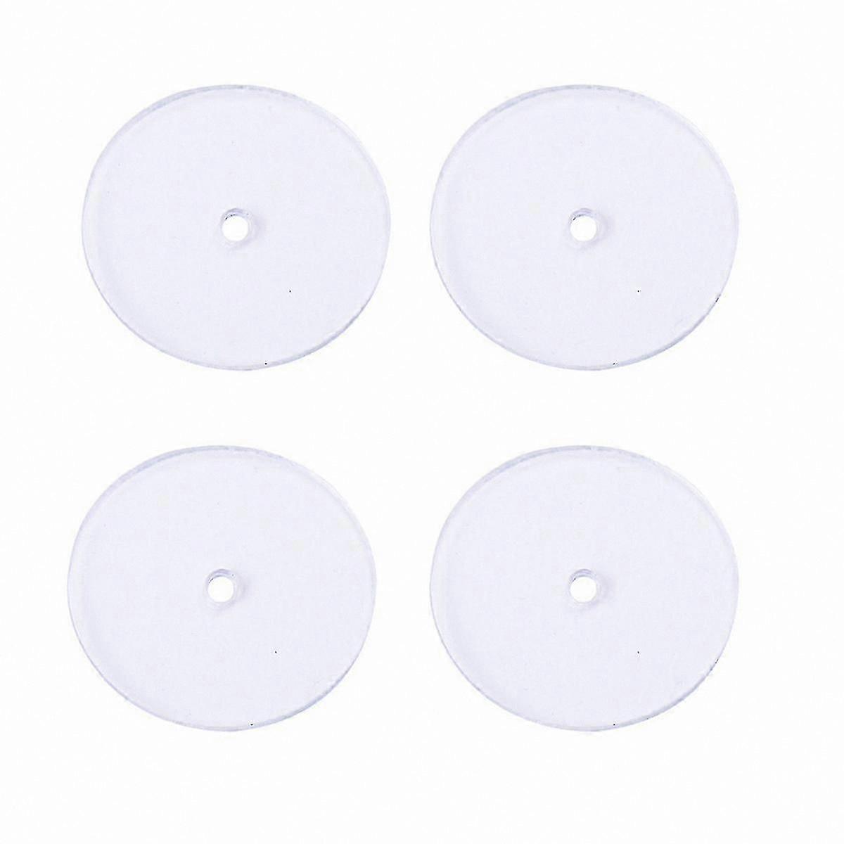 80-Pack Transparent Earring Backs with Secure Pads for Jewelry Storage