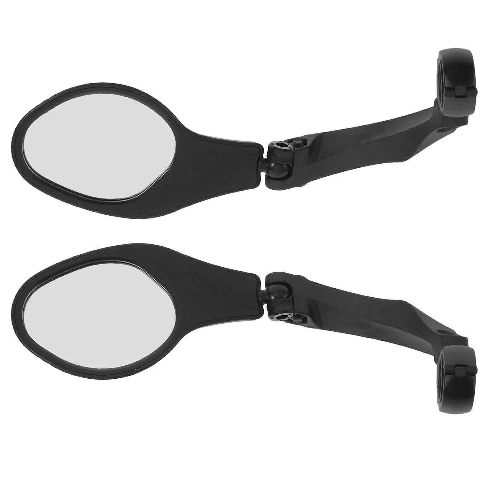 Bicycle Mirror Handlebar Mount Bike Rear View Mirror 10Pcs for Easy Installation