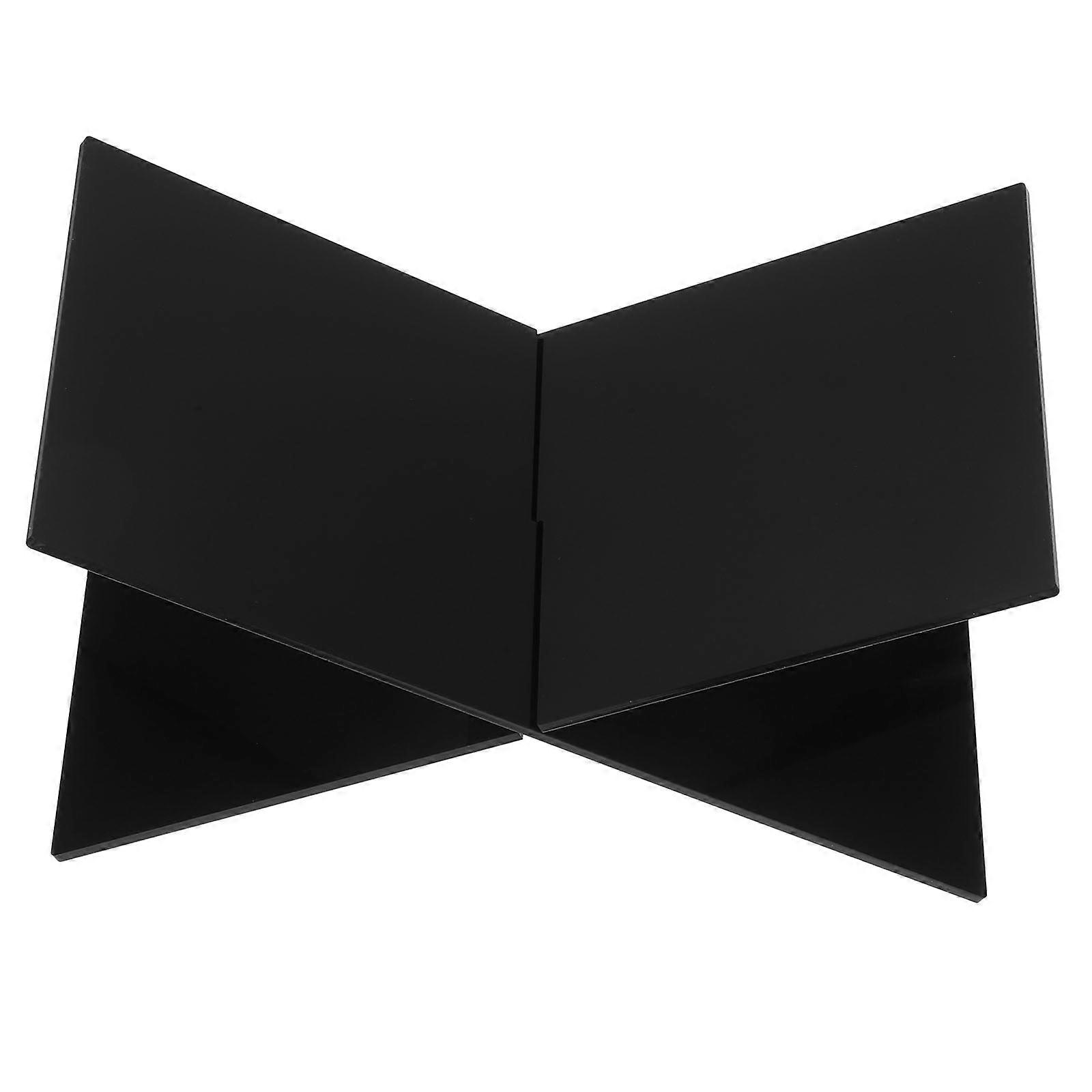 Kitchen Recipe Reading Acrylic Book Stand 3Sets Black Holders