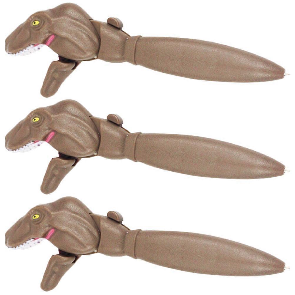 Multi-Function Writing Pen Light Brown Ballpoint Pen for Writing 6Pcs