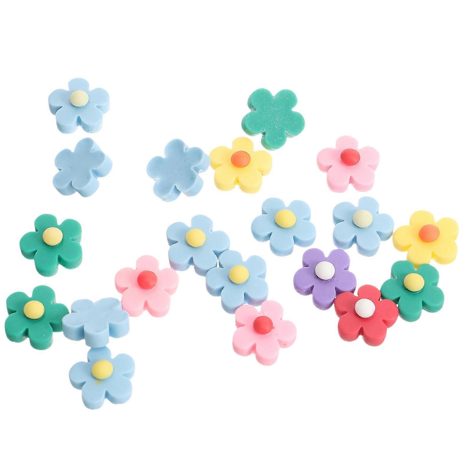 Resin Flower Charms Craft DIY Charms for Phone Case 200Pcs Assorted