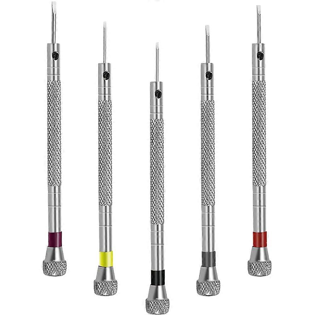 Precision Watch Screwdrivers Tools for Repairing 20Pcs Silver Set