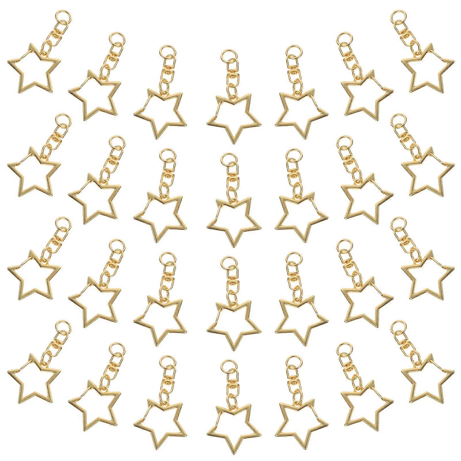 Swivel Clasp Star Shaped Snap Hook for Key Rings Bulk 240Pcs