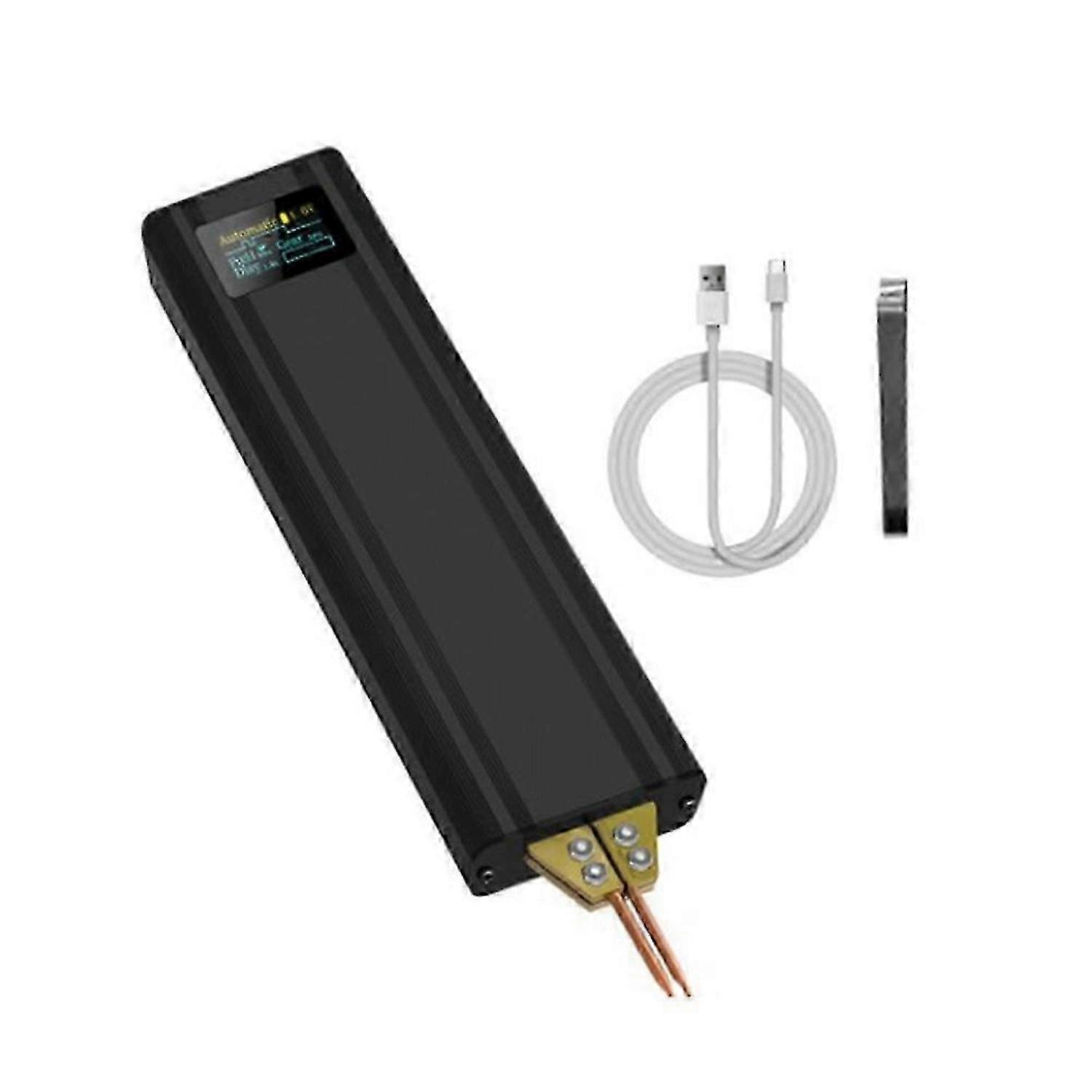 Portable Spot Welder Machine 80 Gears Adjustable Handheld Spot Welder 0.1-0.15mm Thickness Nickel Sheet Welder 5V 2A YVL