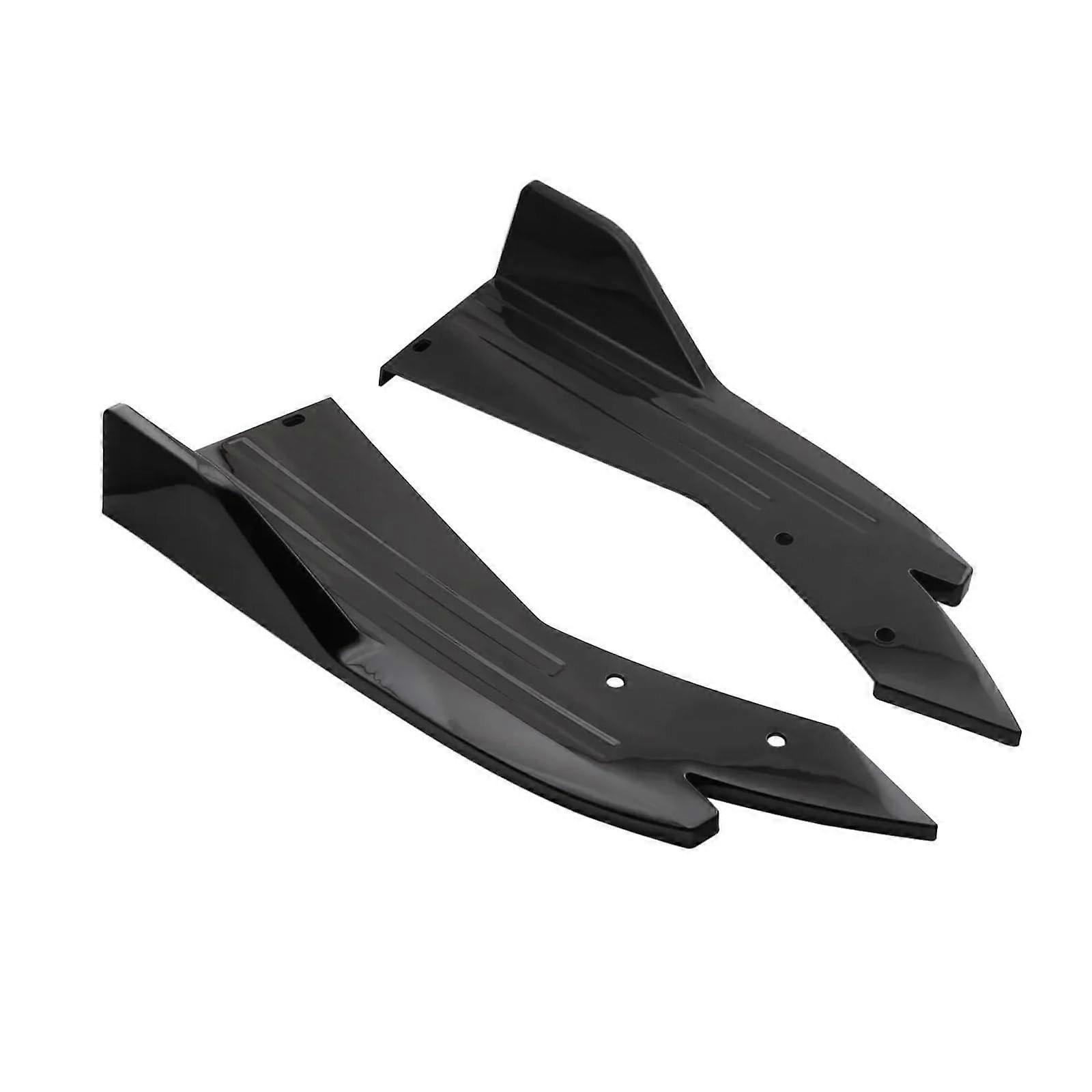 Car Side Skirts Compatible with BMW 5 Series E60 E61 F10 Black Rear Bumper Protector Canards Splitter Side Skirt Guard