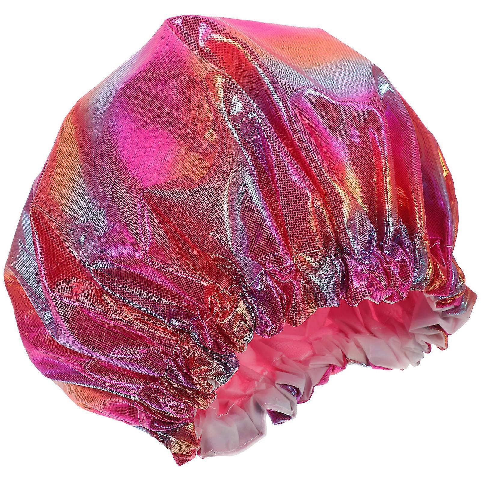 Decorative Shower Caps Large Shower Hat for Home Use 3Pcs