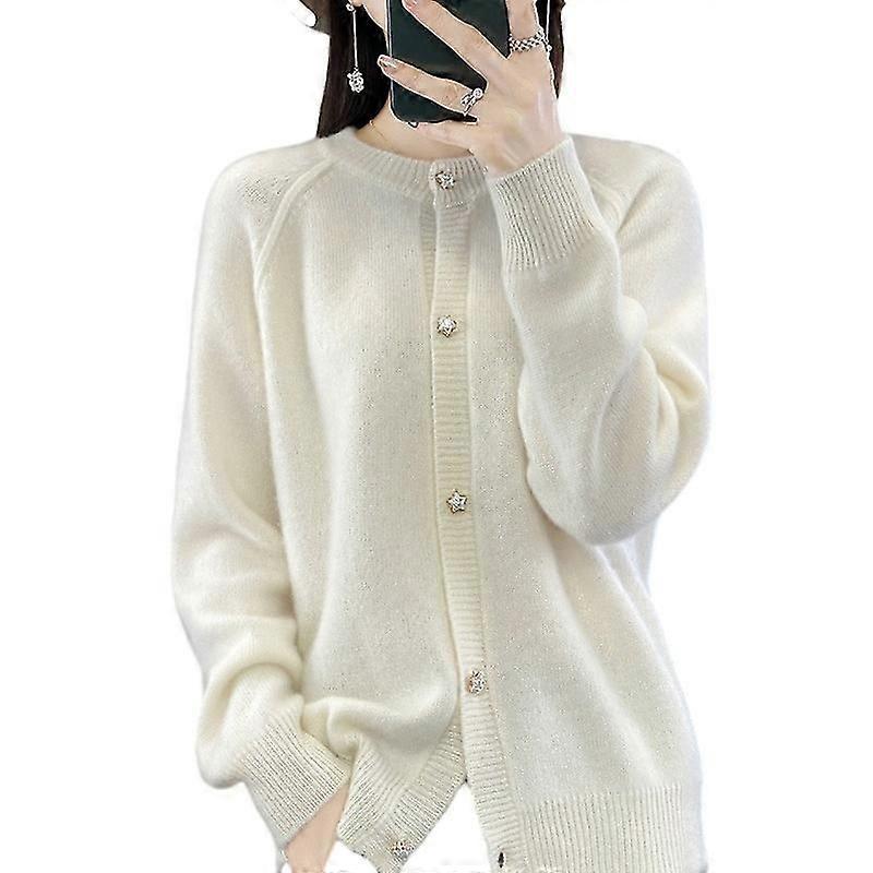 Women's Wool Thick Half Turtleneck Cardigan