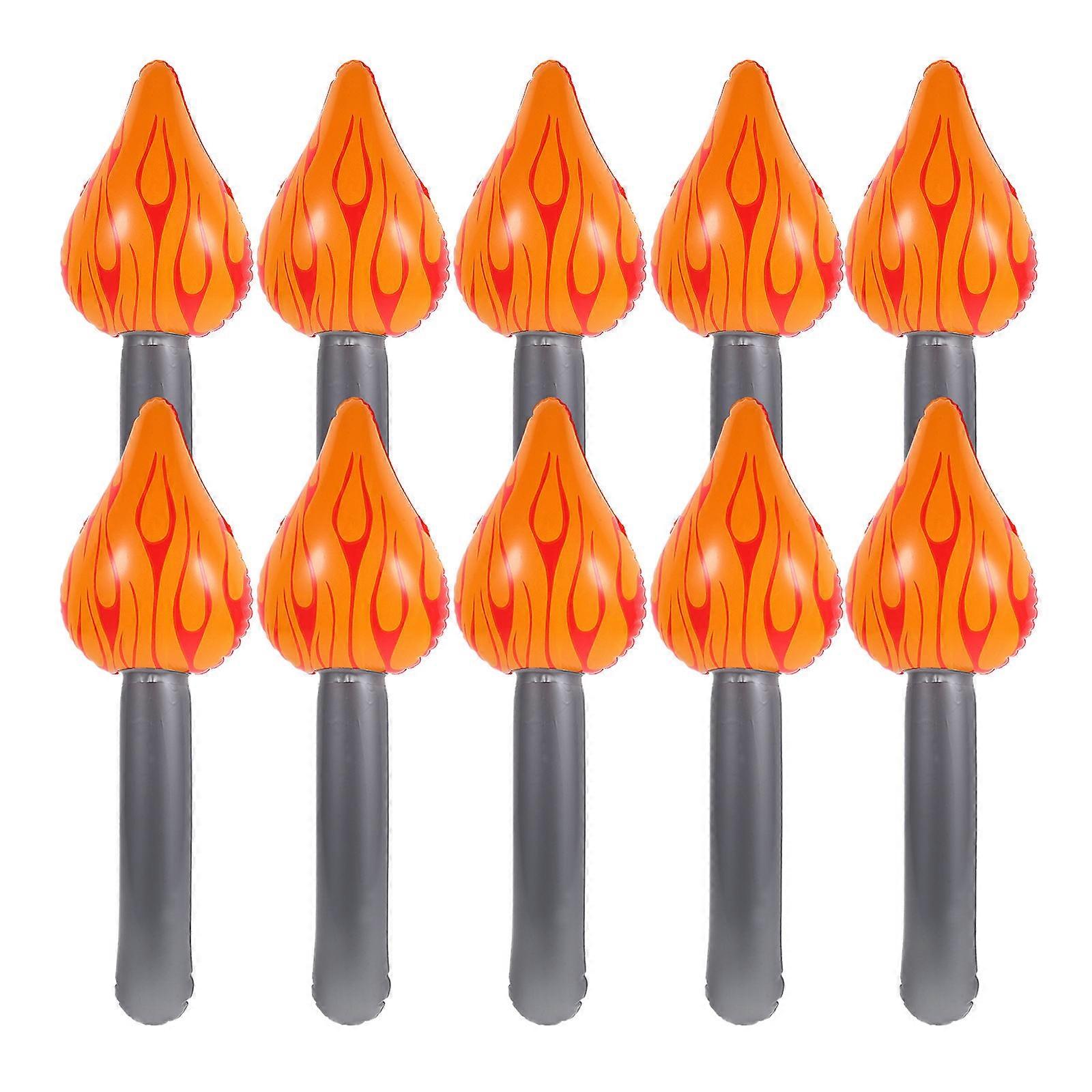 Portable Inflatable Torch Multi PVC Toy for Stage with 40Pcs