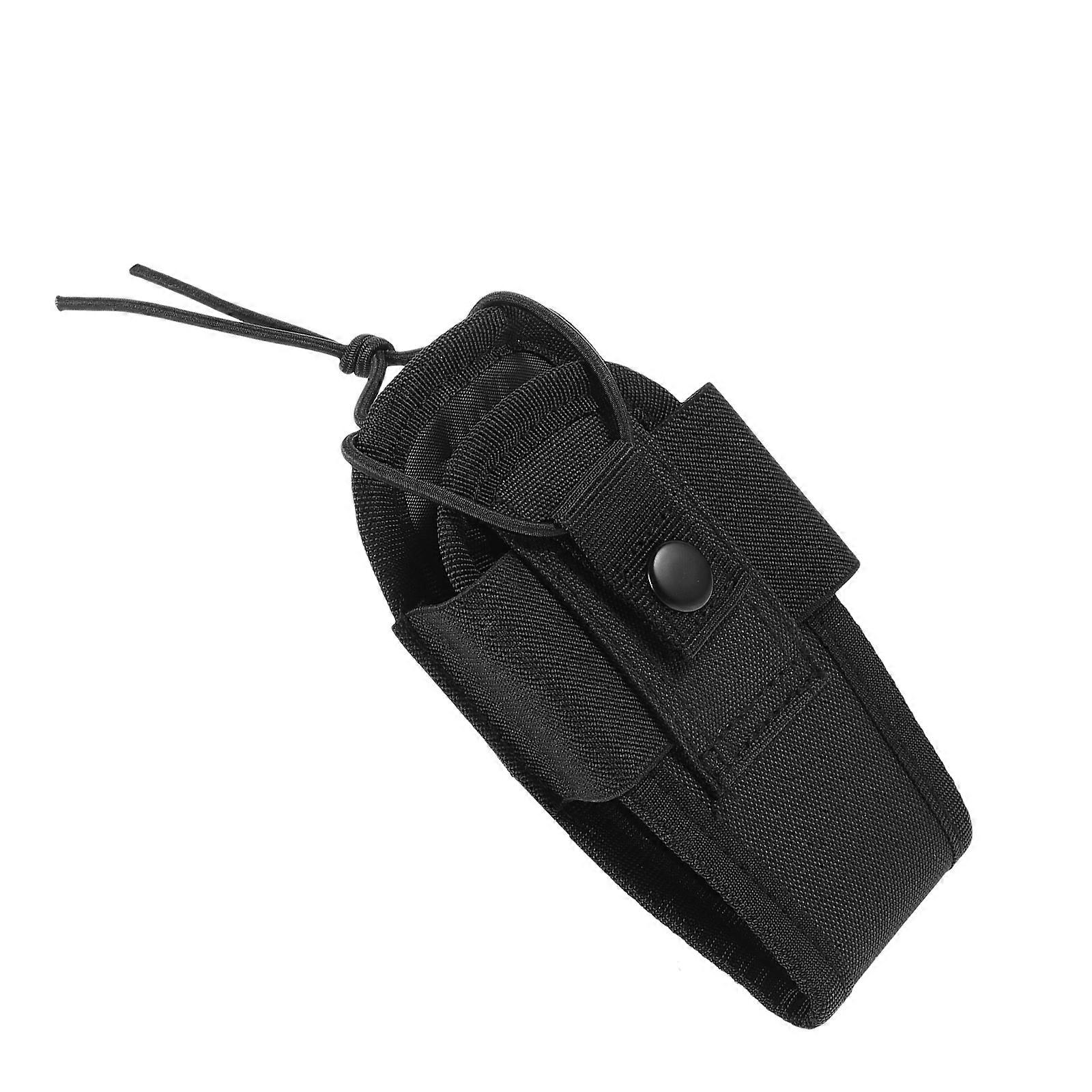 Radio Pouch Universal Nylon Waist for Storage 5Pcs Black