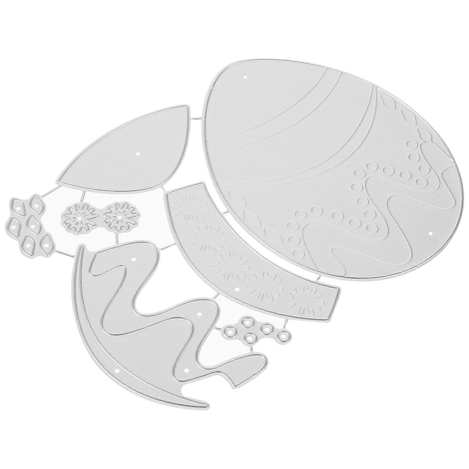 Scrapbooking Cutting Die Metal Template for Easter Decor 4Pcs Set