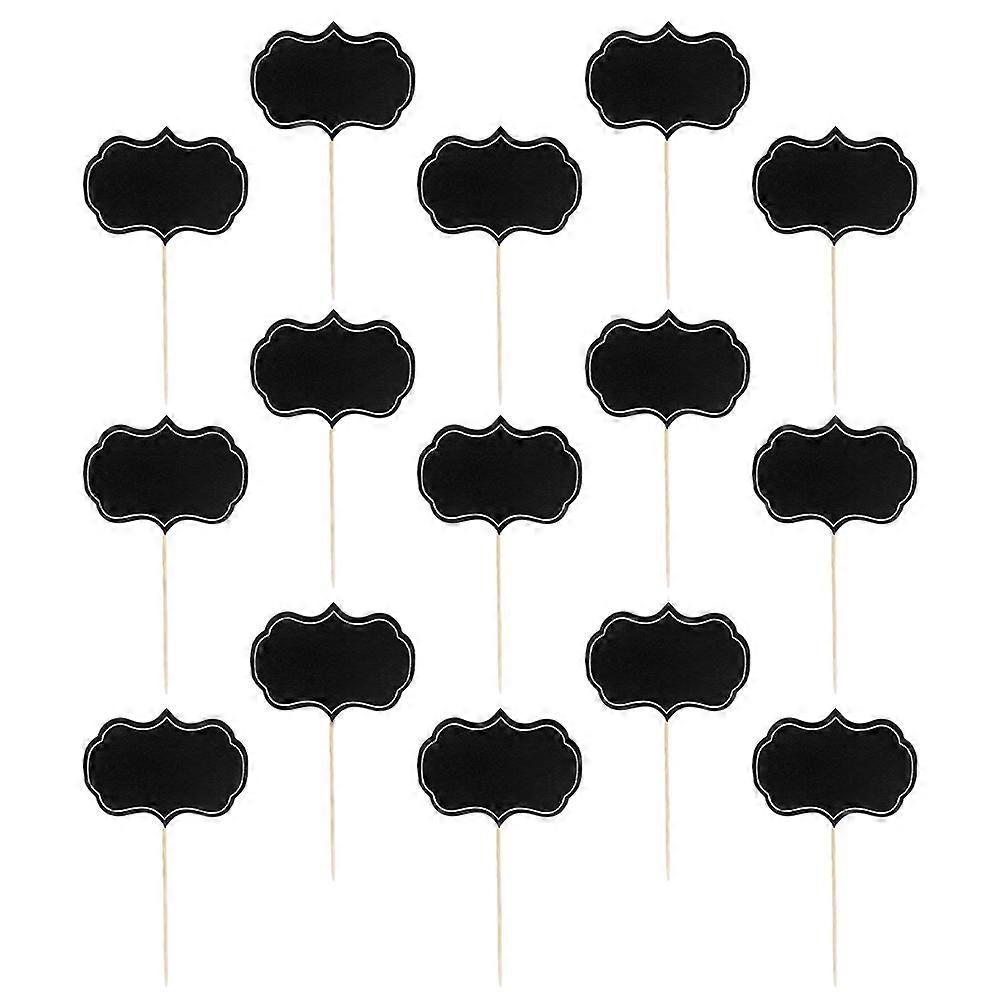 Blank Toothpick Flags Cheese Markers for Buffet Food 48Pcs