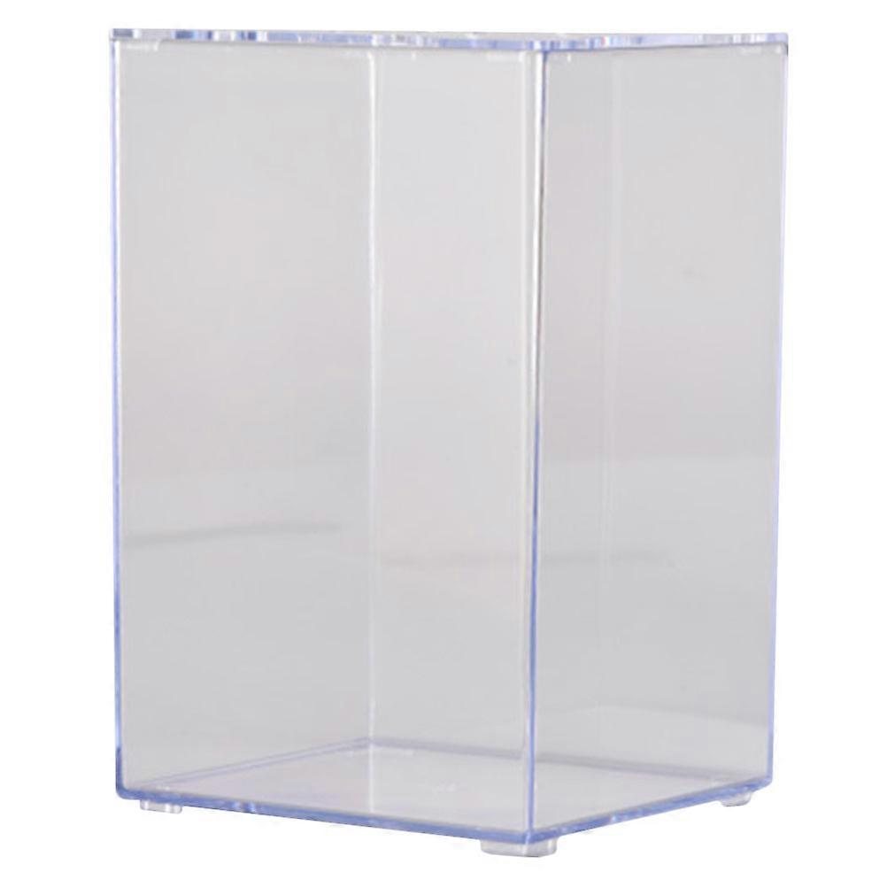 Transparent Fish Tank Small Aquarium for Storage 4Pcs Set