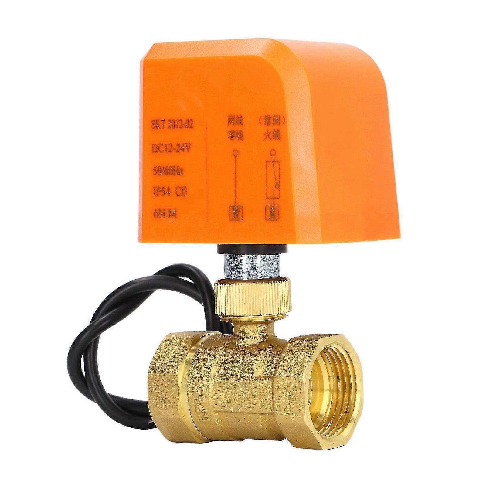 High quality DN25 two-way ball valve DC12-24V normally closed two-wire universal electric