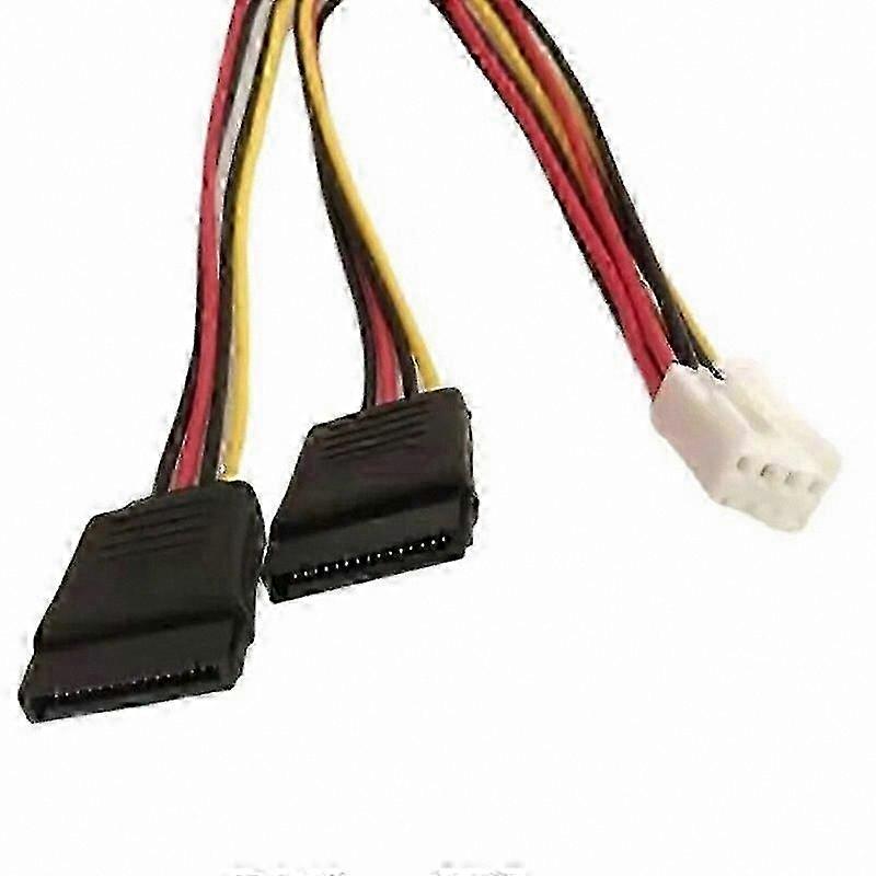 4-Pin to SATA 15-Pin Power Cable for Mini VCR IP Camera CCTV Hard Drive