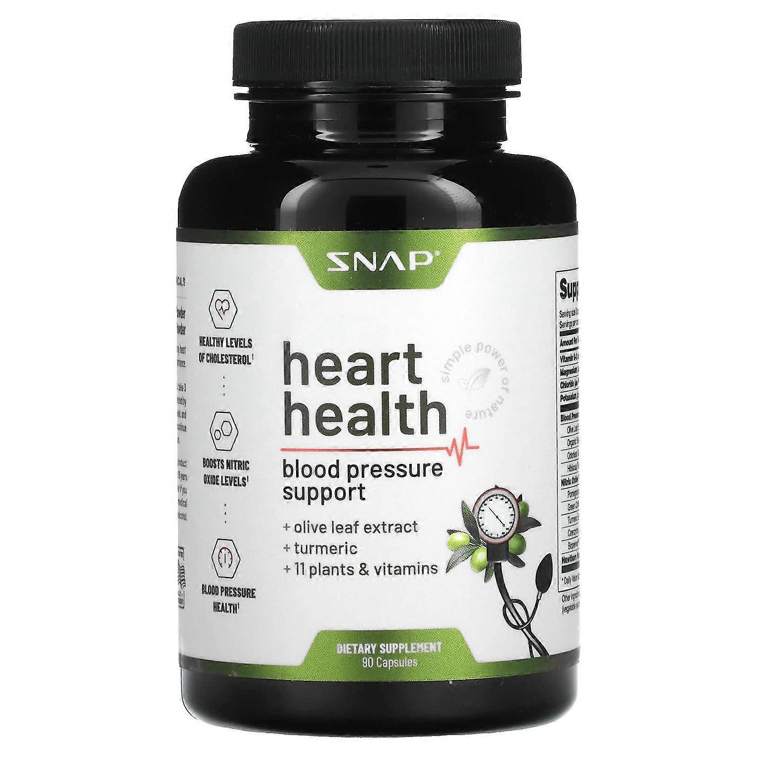 Snap Supplements, Heart Health, 90 Capsules