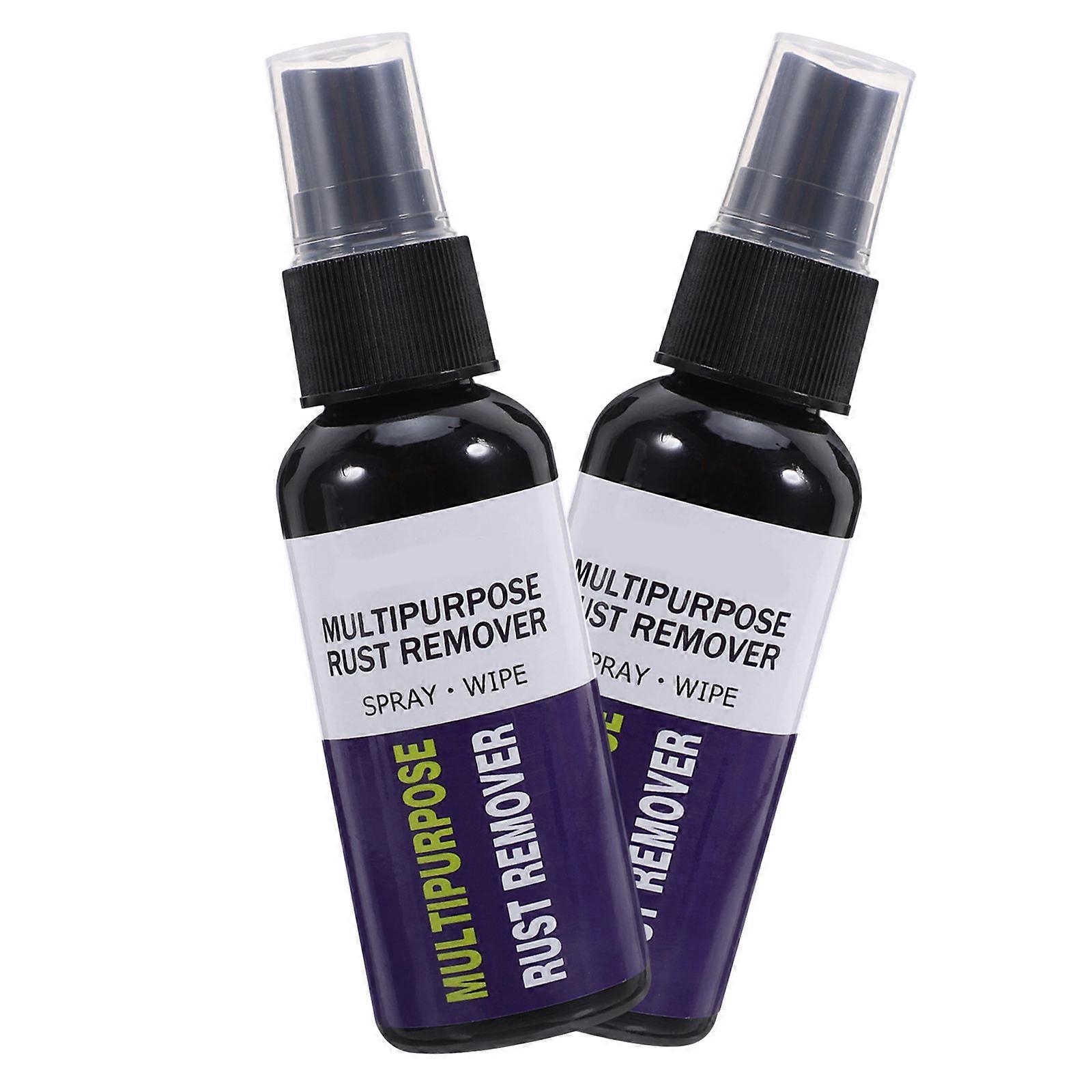 Rust Remover Multifunctional Rust Remover Spray for Cleaning Use 2Pcs