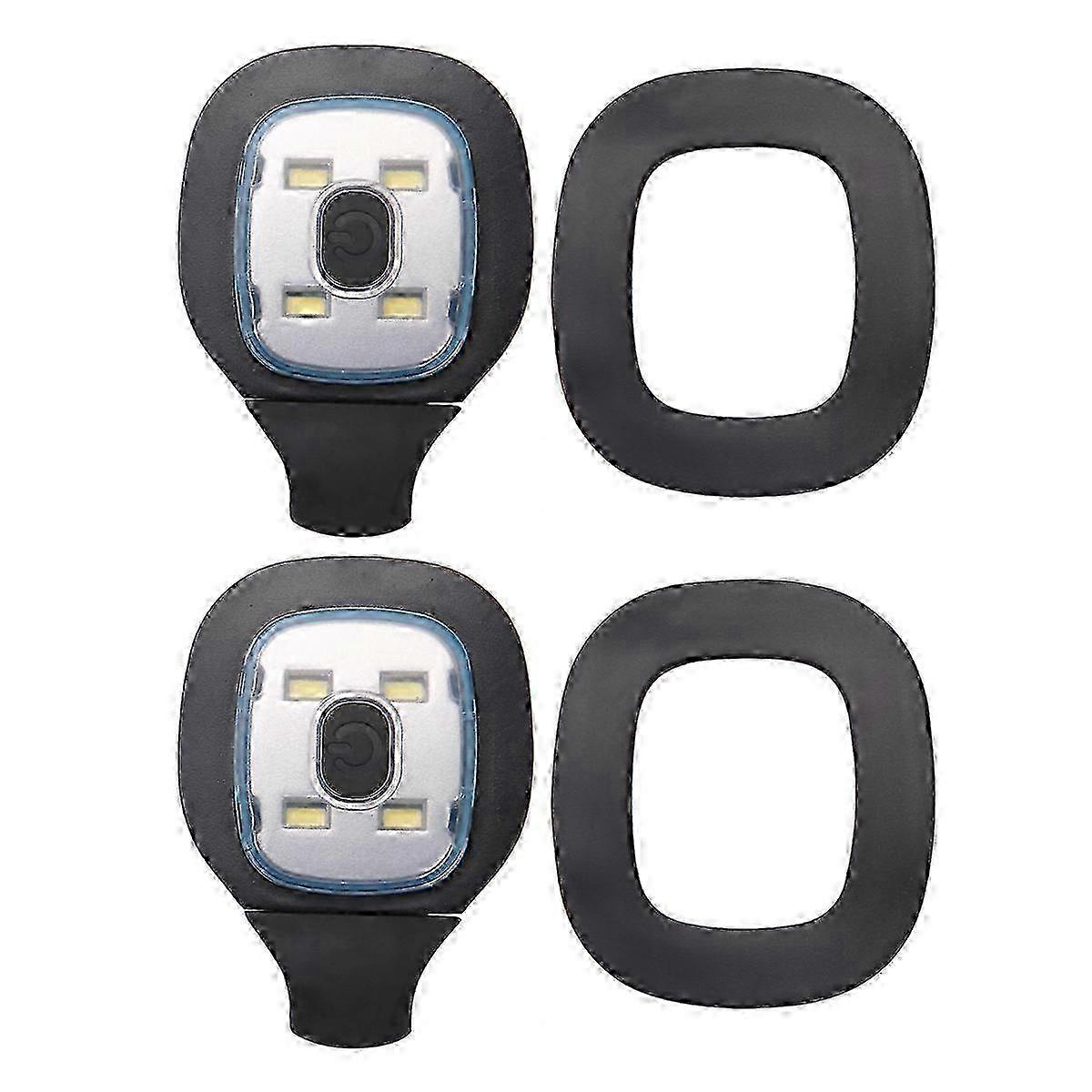 2Pcs USB Rechargeable Light for LED Beanie Hat,Replaceable Headlamp Cap DIY Hat Light for Men and Wo 25-26