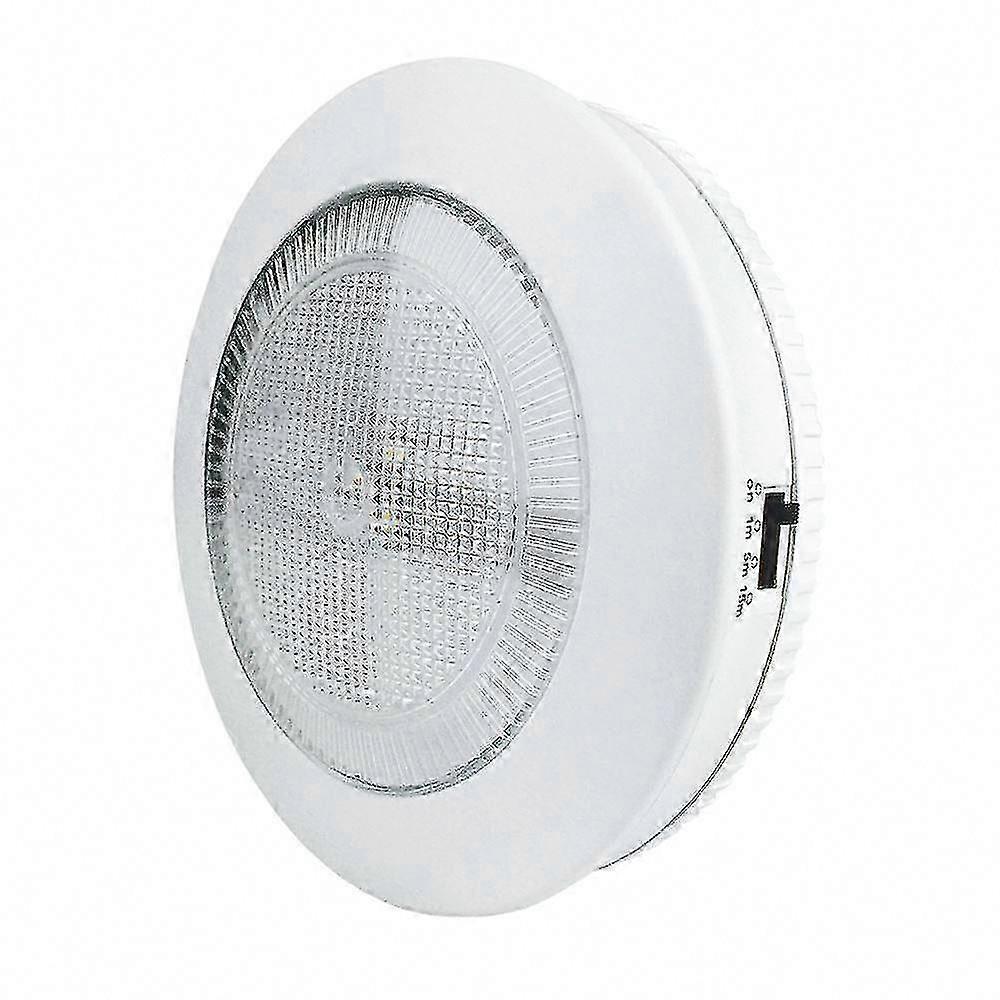 9cm Omni LED Push Button Touch Tap Light with Timer and 3m Self-Adhesive Command Strips