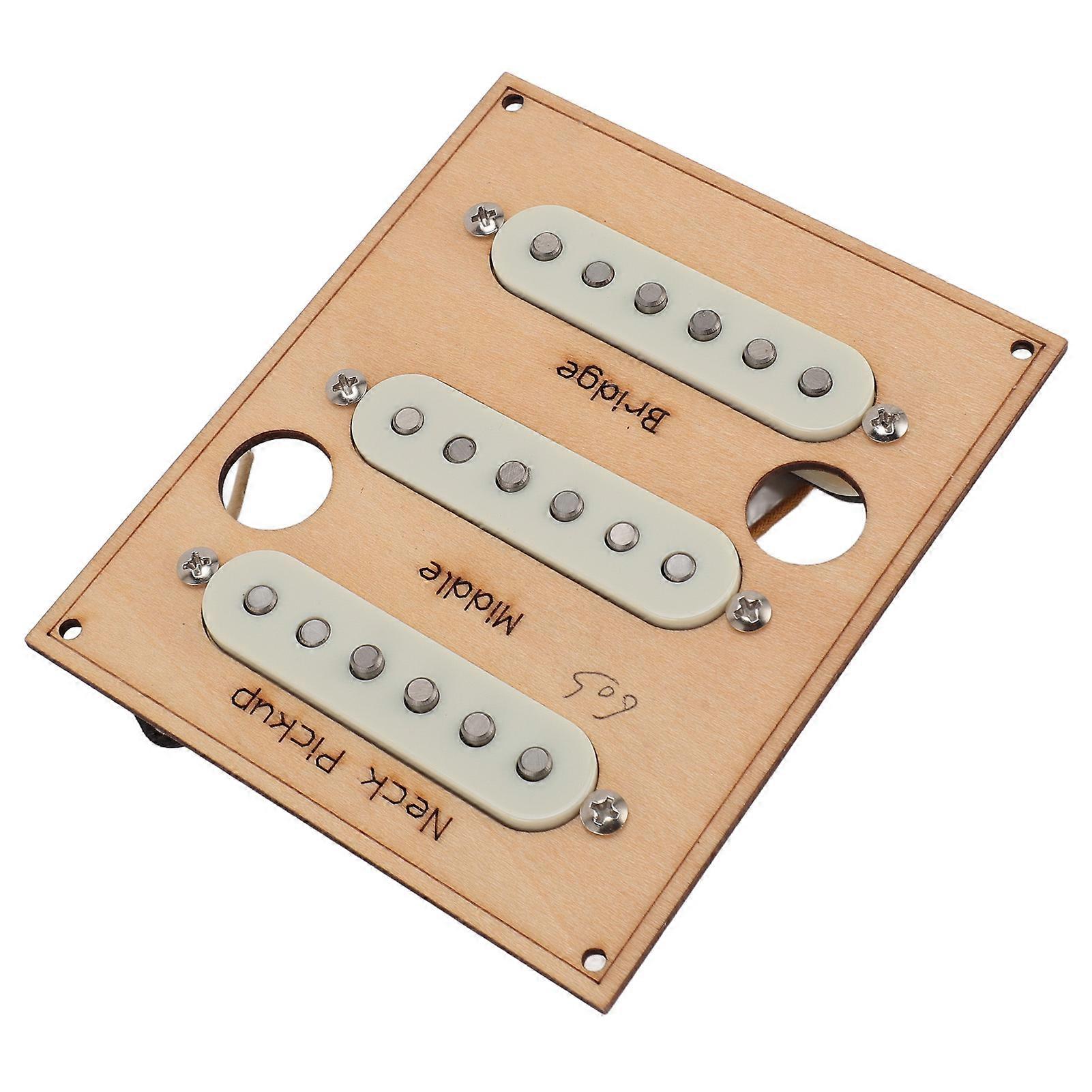 Ensemble de micros à simple bobinage Alnico 5, aimant, espacement de 52 mm, pour guitare Strat