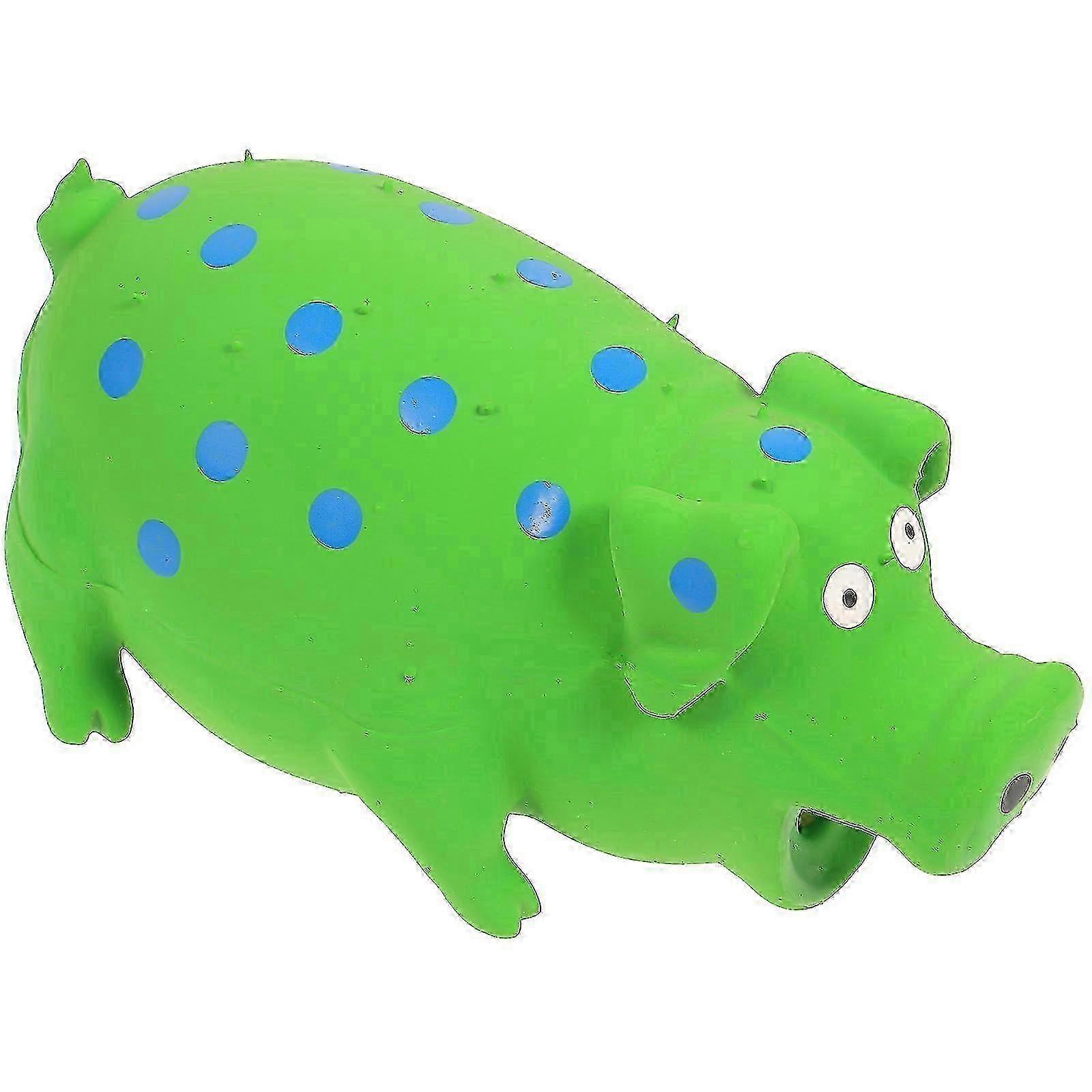Interactive Squeeze Pig Toy for Pets - Chew and Bite Latex Plaything2025
