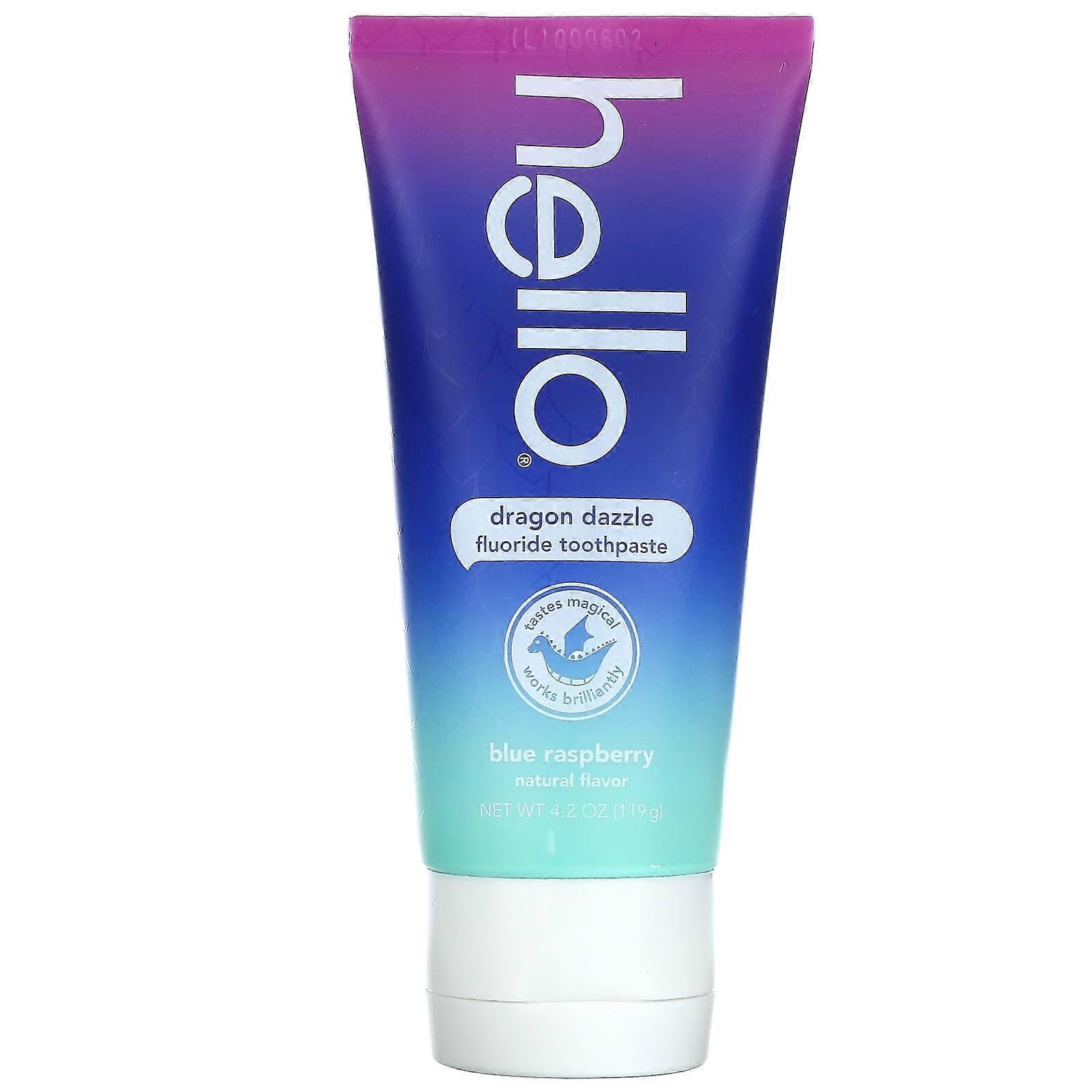 Kids, Fluoride Toothpaste, Dragon Dazzle, Blue Raspberry, 4.2 oz (119 g)