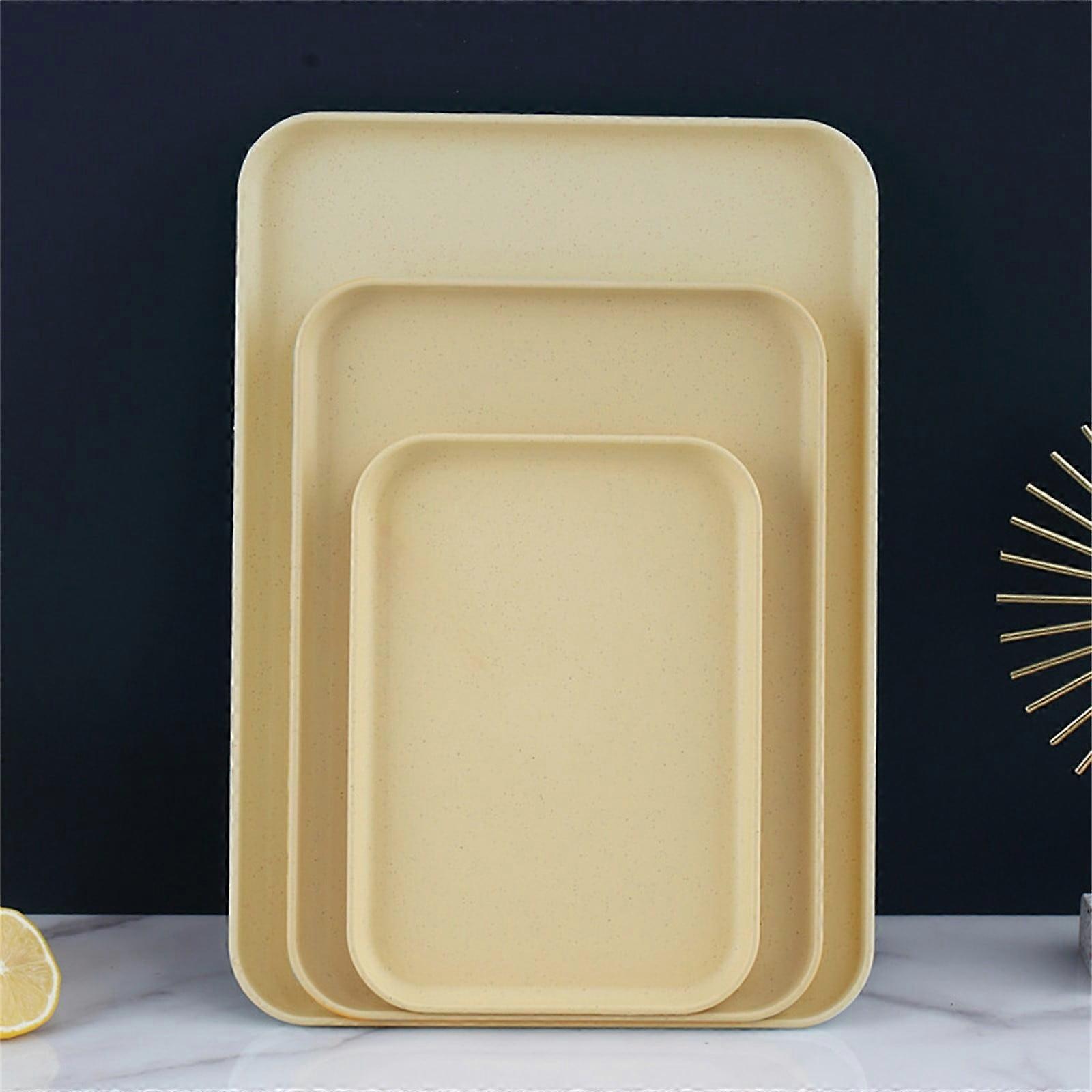 FensXil Baking & Serving Tray, Large Capacity, Food Grade Plastic, Anti-Deformed, Shockproof, Multi-Use for Home