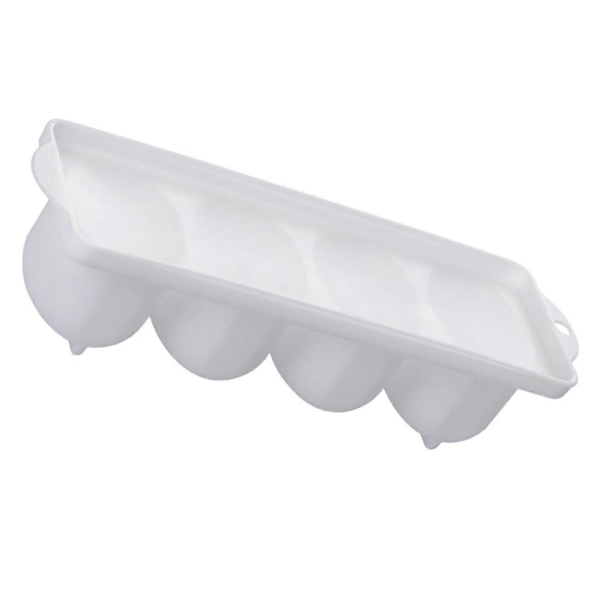 Pickled Egg Holder Refrigerator Egg Storage Box With White Lid