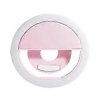 Rechargeable LED Selfie Ring Light with 3-Level Adjustable BrightnPortable Mobile Phone Lens Sel