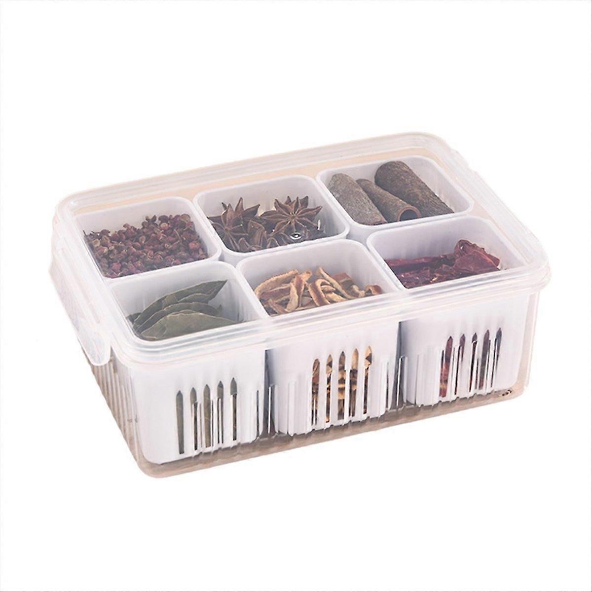 1PC Condiment Jars Countertop Spice Organizer Storage Container,C