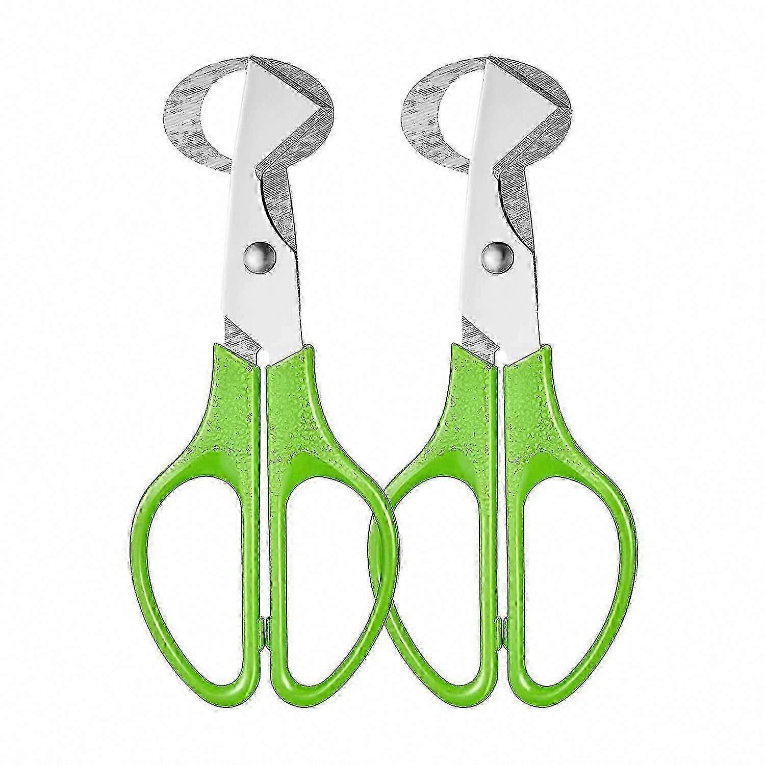 Quail Egg Scissors, 2-Pack Egg Shell Separator Cutting Scissors for Easy Opening, Kitchen Tools SZRH