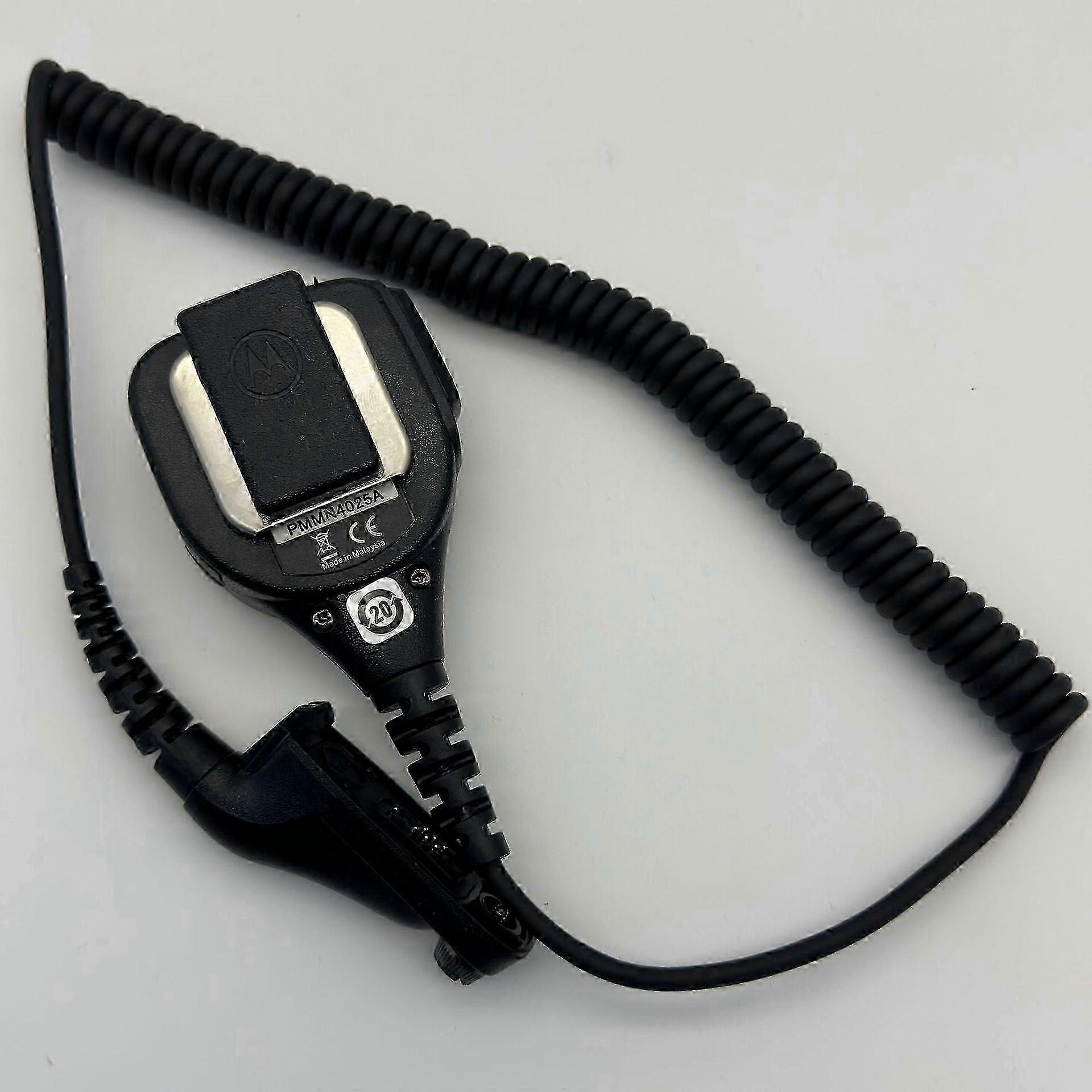 Motorola PMMN4025A Impres Audio Remote Speaker Mic for Two-Way Radios (Black)