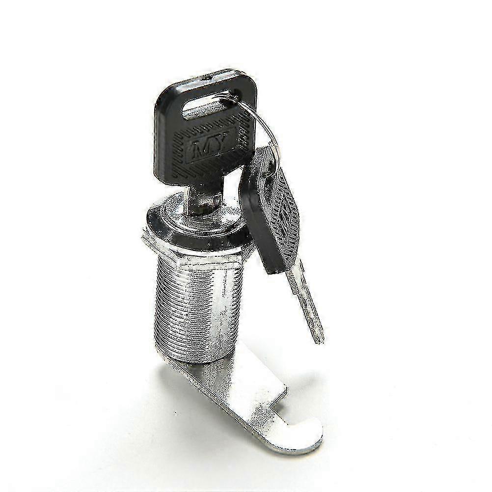 30mm Cam Cylinder Locks with Plastic Keys - Durable Security Solution for Doors & Cabinets